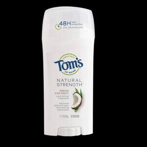 Tom's of Maine Natural Strength Deodorant Fresh Coconut Rare Scent Expired 2021